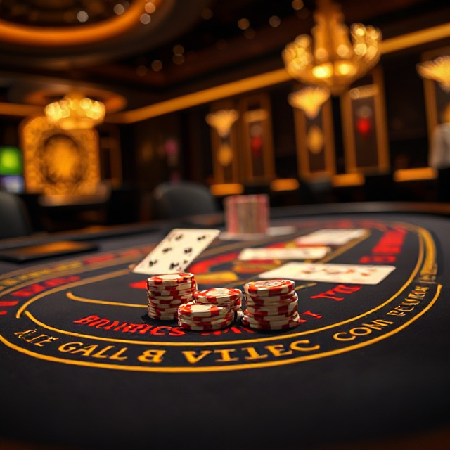 Free double down and split chips on a live blackjack table