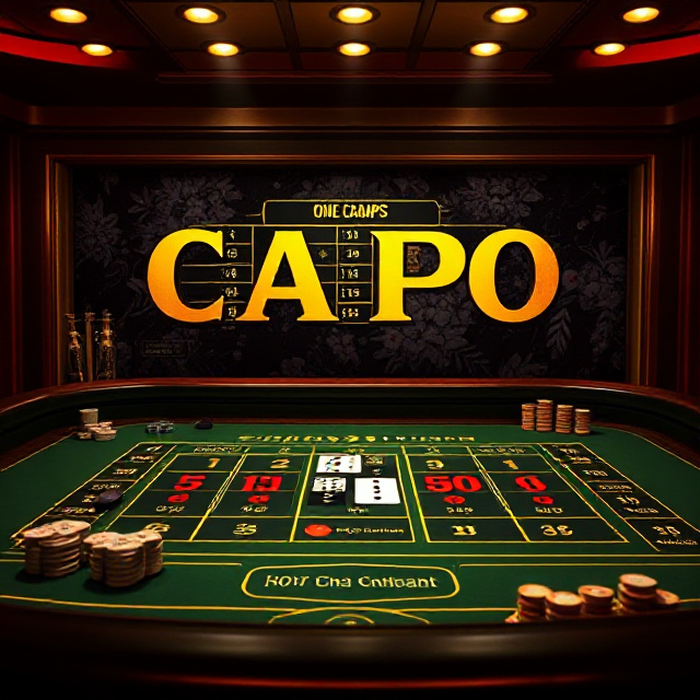 Online craps interface concept with classic board layout