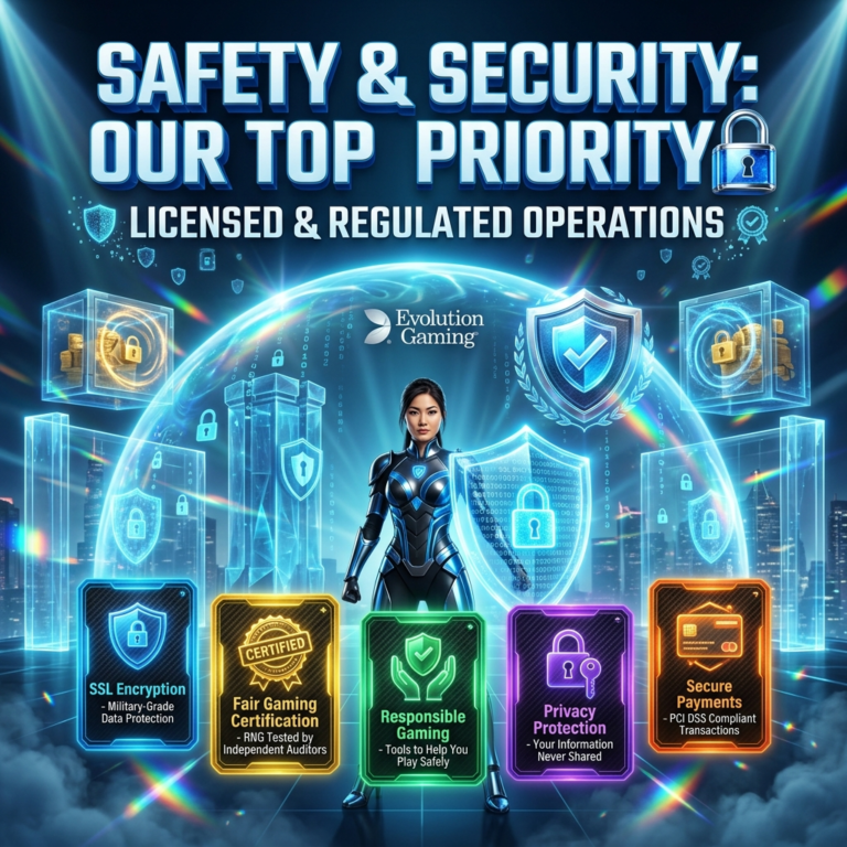 Evolution Gaming casino security and safety guardian fortress protection