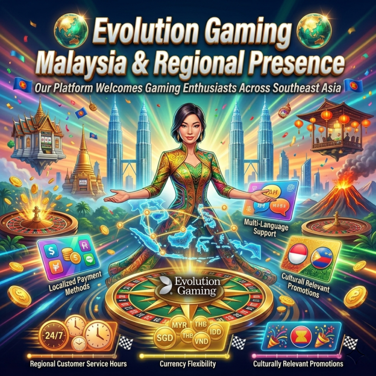 Evolution Gaming Malaysia regional presence across Southeast Asia and ASEAN markets