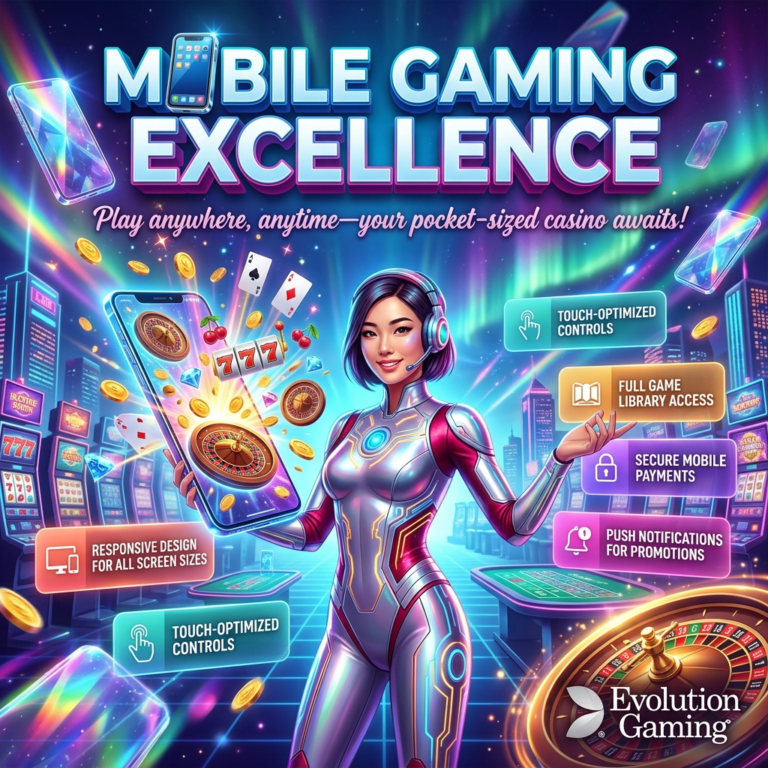 Evolution Gaming mobile excellence casino fantasy for Southeast Asia online slot players