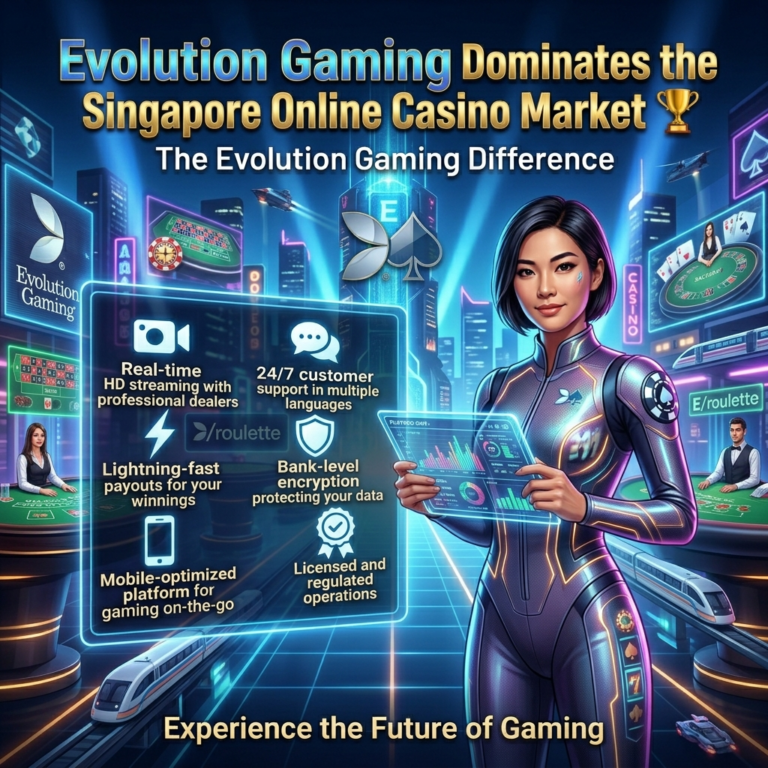Evolution Gaming Singapore online casino live dealer holographic tables