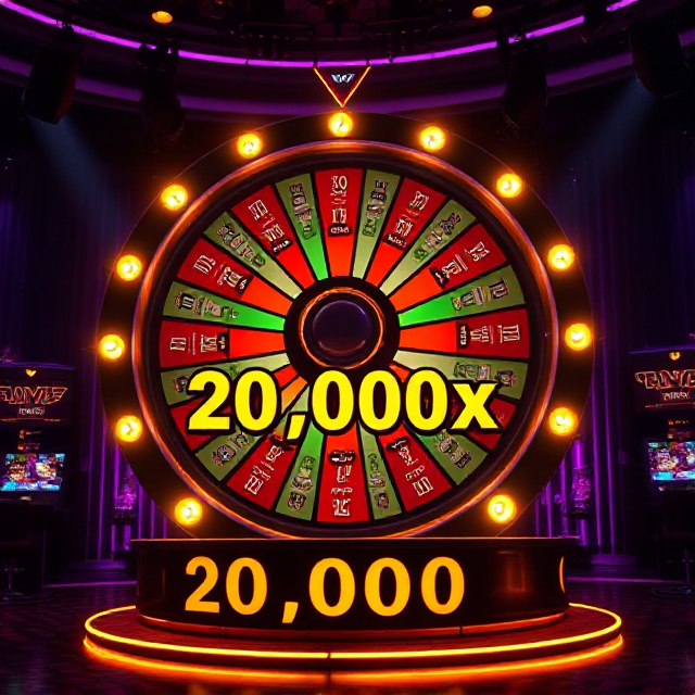 Crazy Time 20,000x multiplier live game show on Evolution Gaming Asean