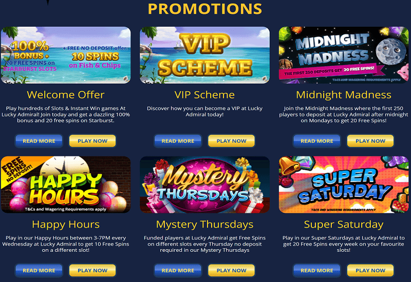 A promotional graphic for Evolution Gaming highlighting various bonus offers such as 'VIP Scheme', 'Midnight Madness', and 'Happy Hours' with engaging visuals, bonuses mentioned, and play now buttons for each promotion.